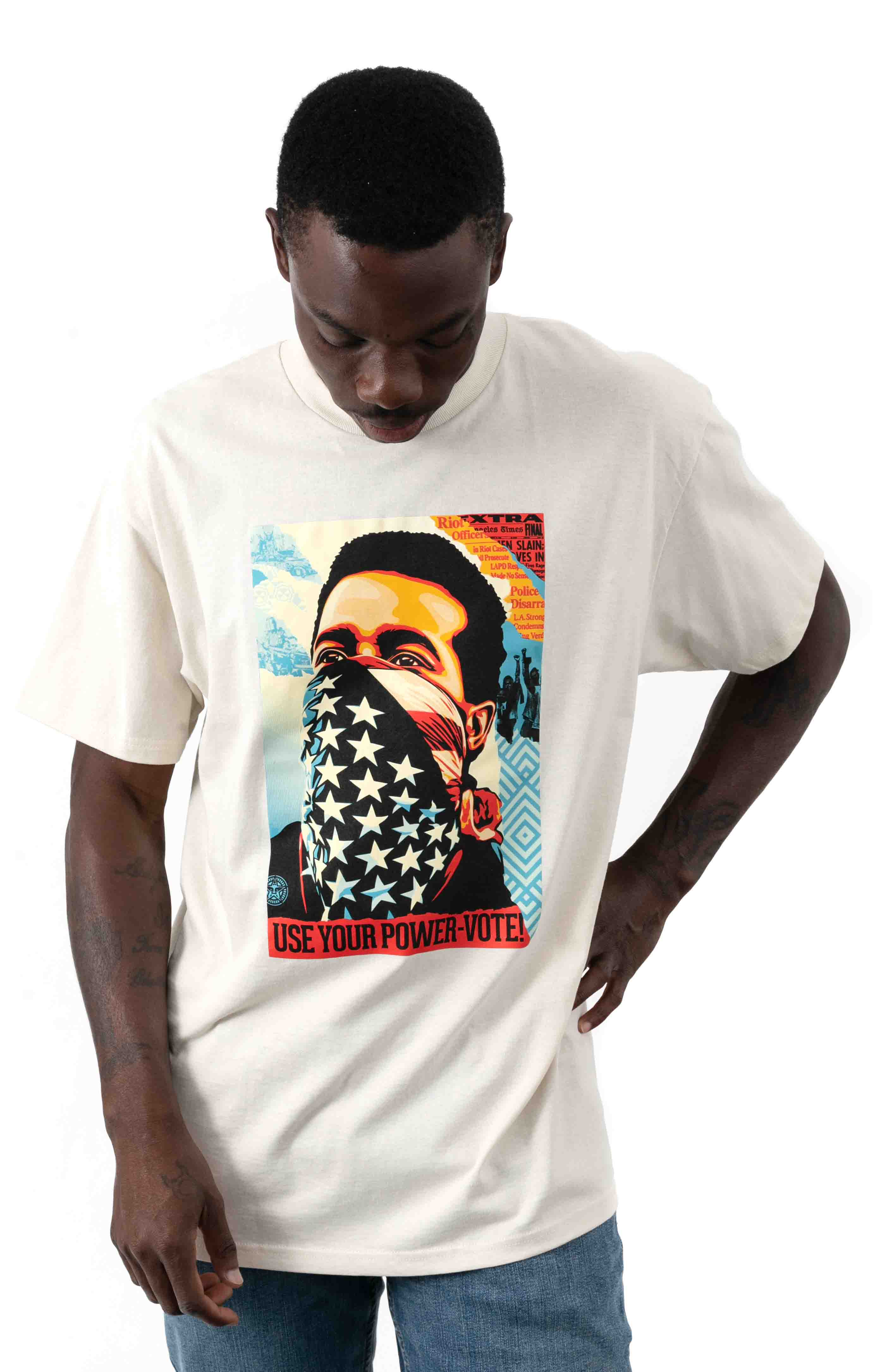 American Pride Vote Tee - Cream